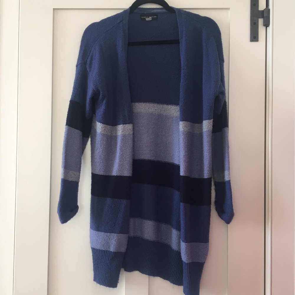 Simply Styled Cardigan blue size medium